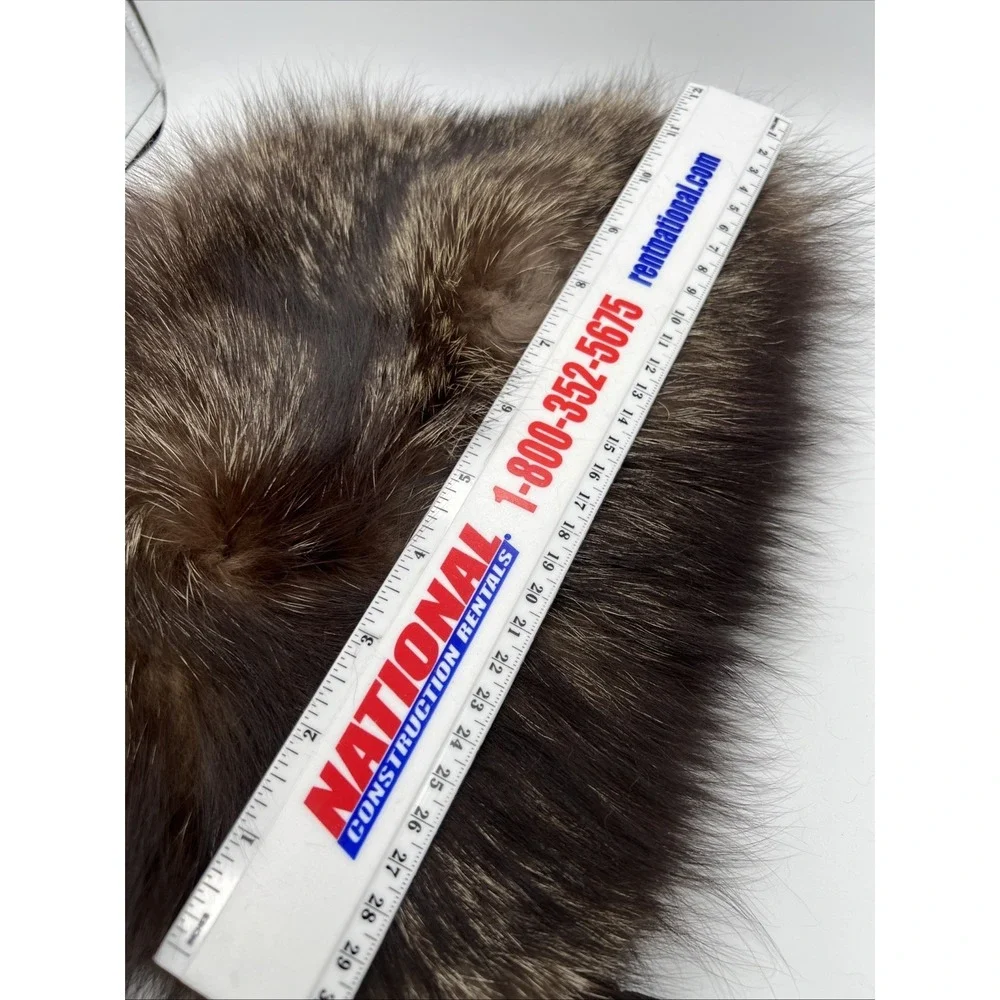 Cecile New York Original Vintage Fur‎ Hat Bonnet Raccoon Warm Cozy
